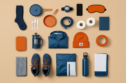 Carado Camping -Equipment von oben