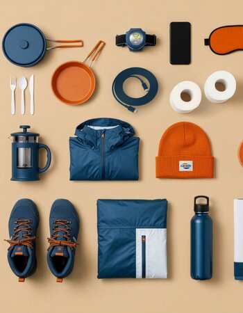 Carado Camping -Equipment von oben