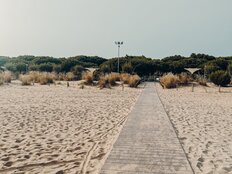 Strand in Italien mit Carado 