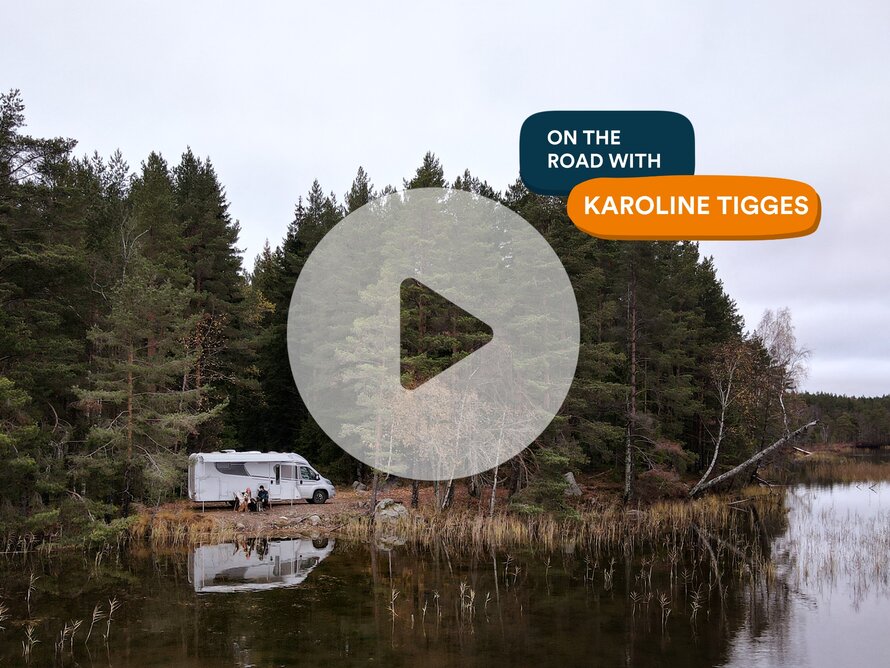 Mit dem Wohnmobil T447 reist Karo Tigges von Deutschland zum Nordkap