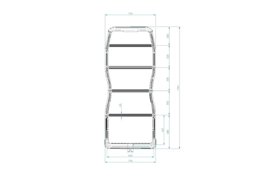 Backrack+ Fiat Wheel Holder chassis léger