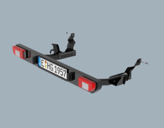 Number and light Bar Ressort en fibre de verre Mercedes