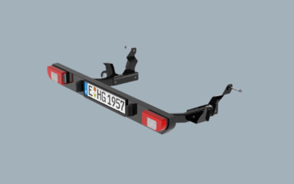 Number and light Bar Ressort en fibre de verre Mercedes