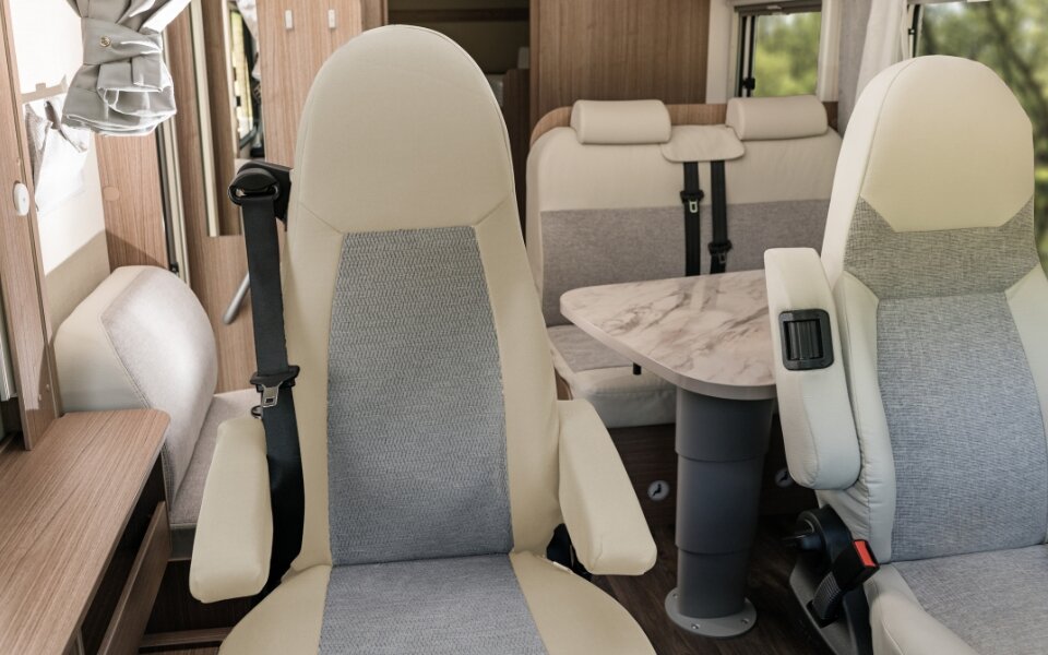 Housses de protection sièges cabine de conduite à partir de 2018 - Capucines, Profilé, Vans, Camper Van, monde vivant Arctica