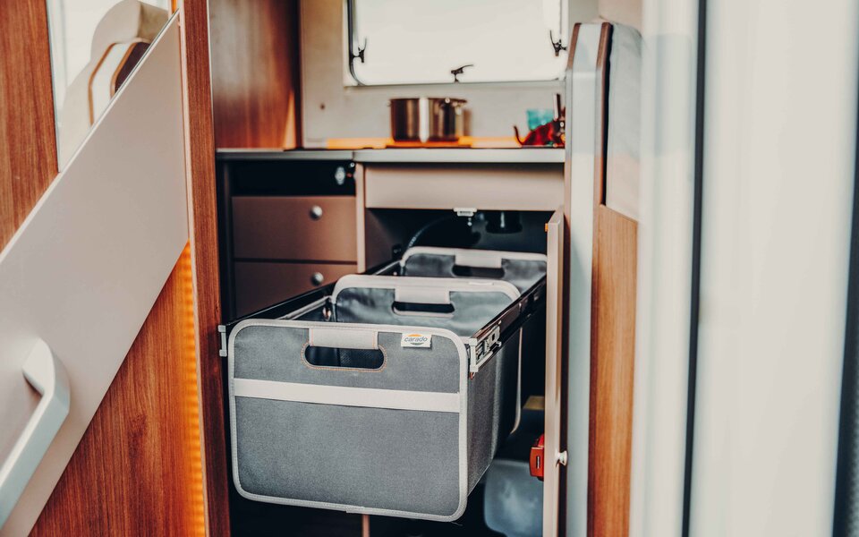 Compartiment de cuisine camping-car