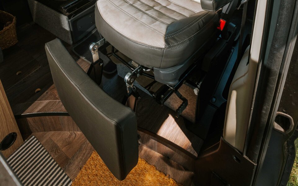 Repose-jambes Fiat Captain Chair anthrazit