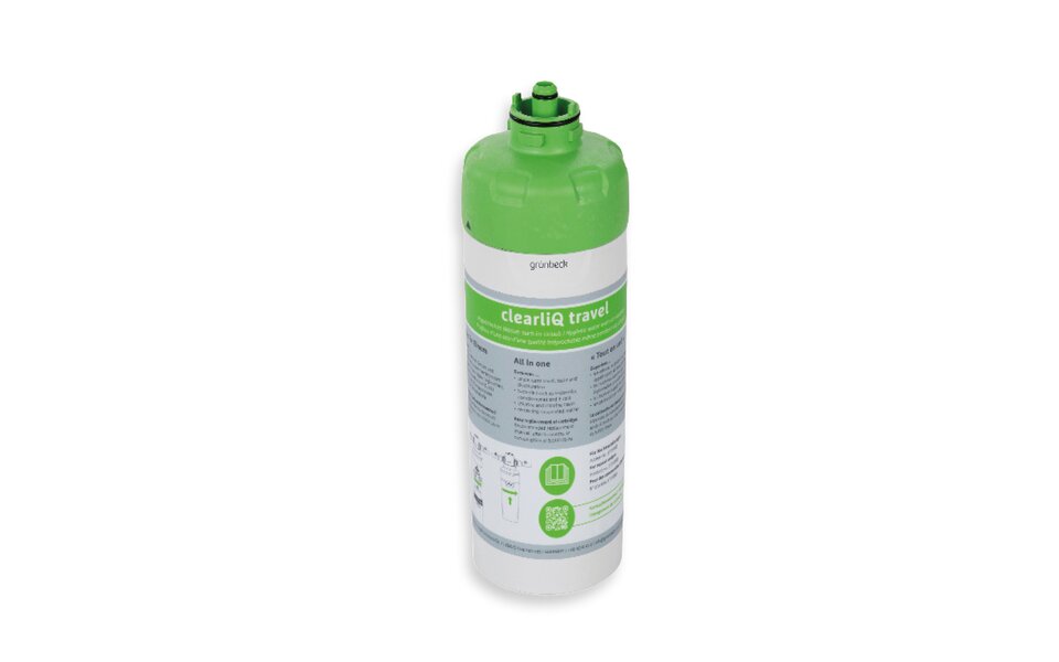 Cartridge for the clearliQ travel water filter