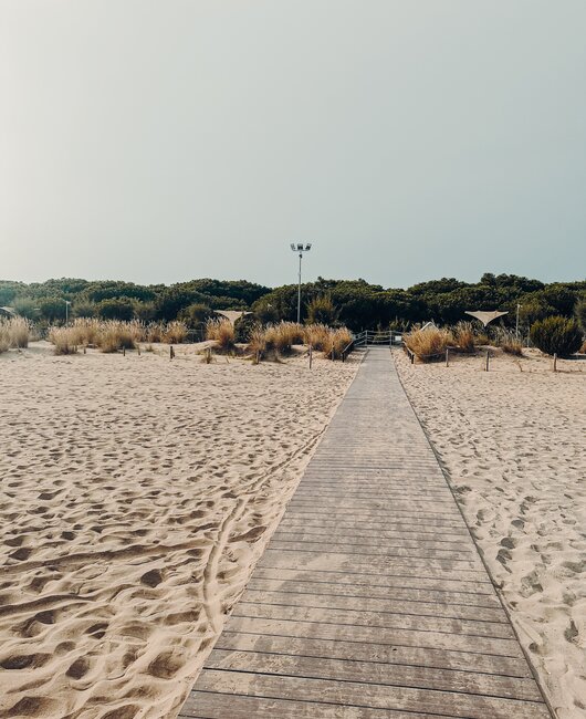 Strand in Italien mit Carado 