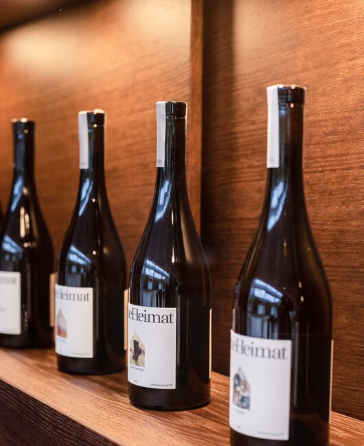 Flaschenwein im Weingut