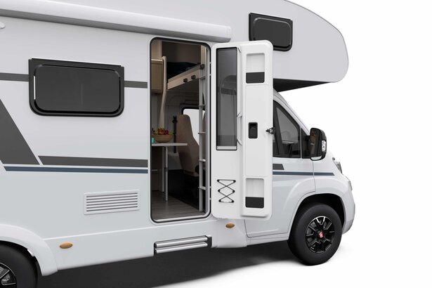 Alkoven Wohnmobil mit viel Stauraum