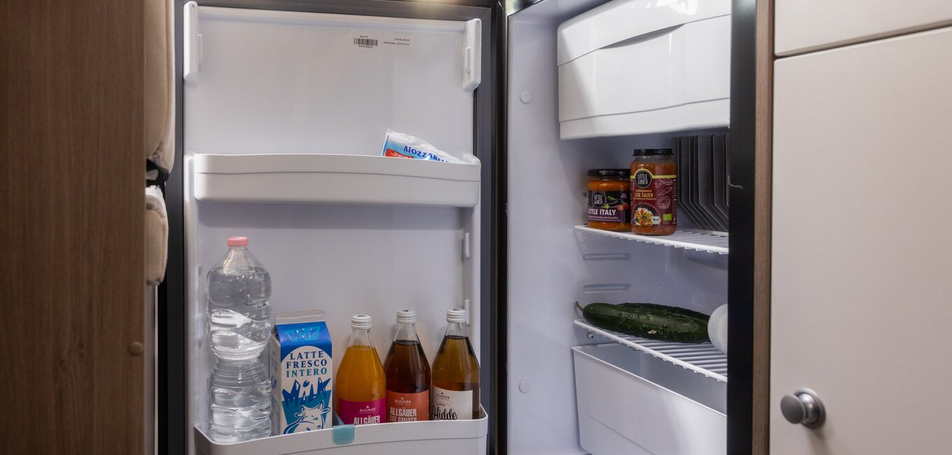 Kühlschrank im Carado Van 